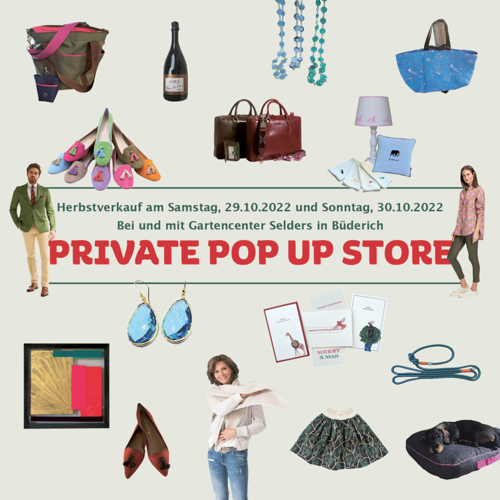Pop-Up-Store in Meerbusch, 29.-30. Oktober 2022