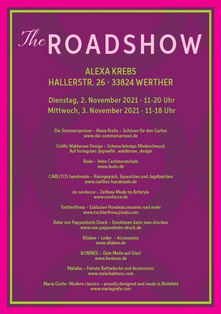 The Roadshow Bielefeld – November 2021