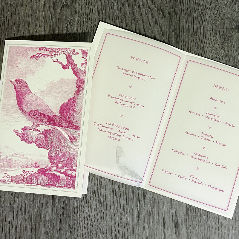 Lunch dinner menu