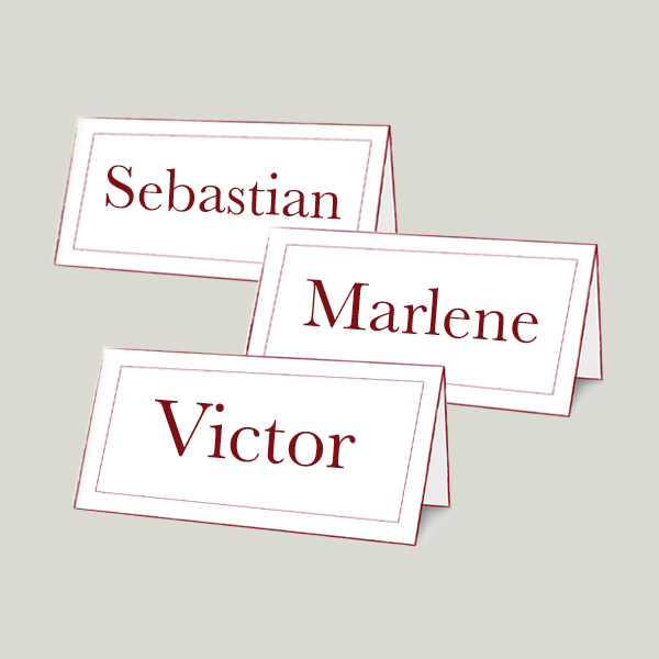 Unsere personalisierten Drucksachen