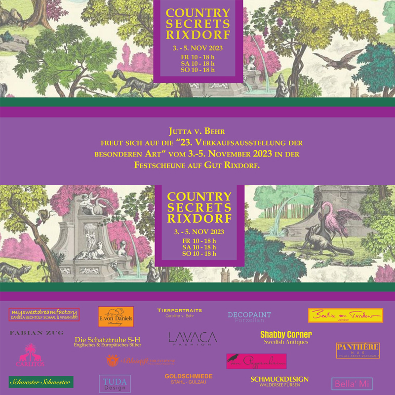 Country Secrets Rixdorf, 3.-5. November 2023