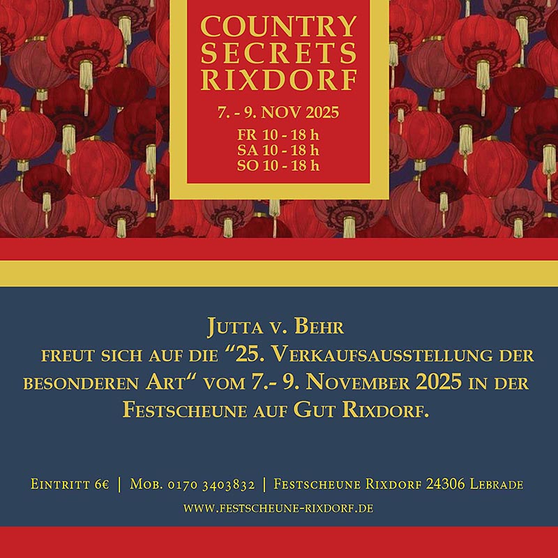 Country Secrets Rixdorf, 7.-9. November 2025